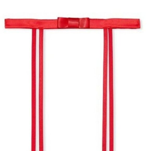 Victoria Secret's Rosebud Red bow garter belt XL/XXL - Picture 5 of 6